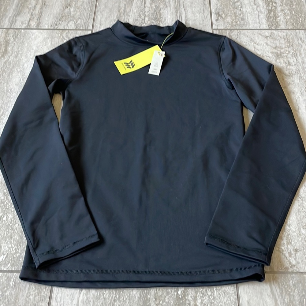 all in motion turtle neck black long sleeves XL(16) for kids